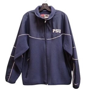Nike Blue PSU Penn State University Fleece Jacket Size Medium